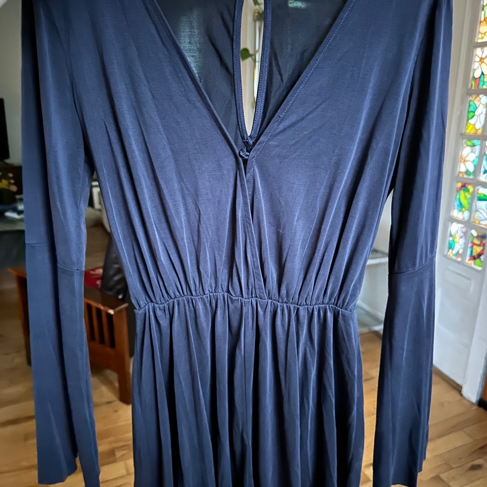 Dark Grey V-Neck Romper